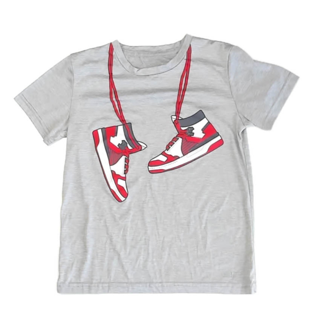 Hind Boys Gray | Red Athletic Top size: 10 Years